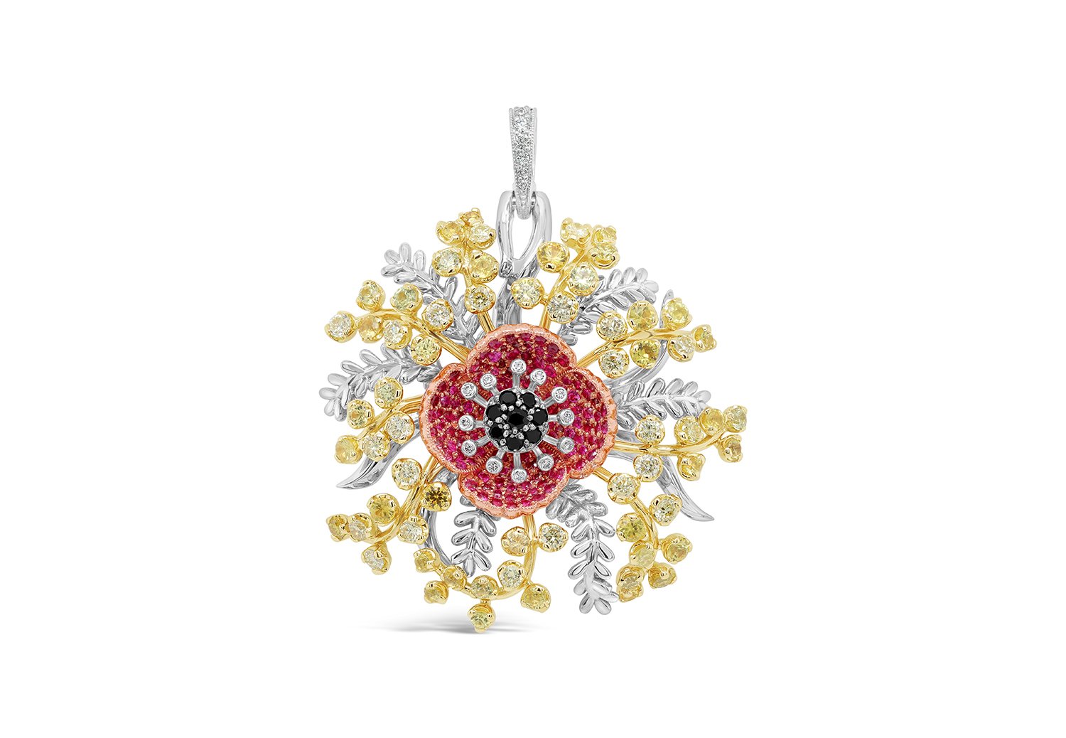 Poppy Pendant Front